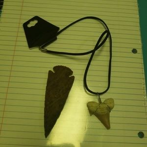 Sharktooth necklace